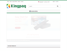 Tablet Screenshot of kingpaq.ca